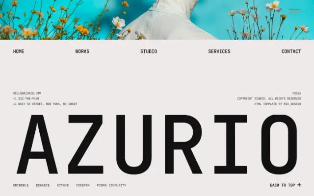 Azurio Template Image Example